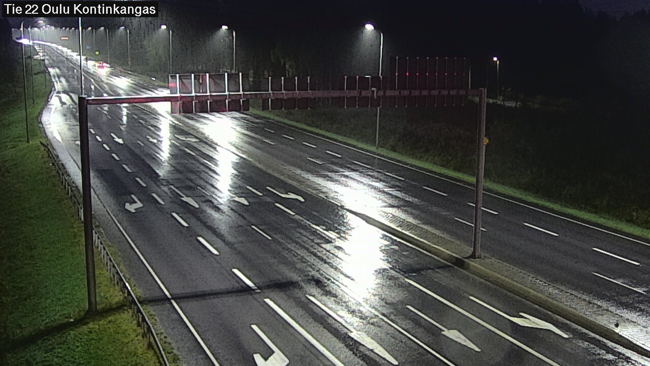 Weather Camera Image Road 22 Oulu Kaukovainio, Oulu, Pohjois-Pohjanmaa