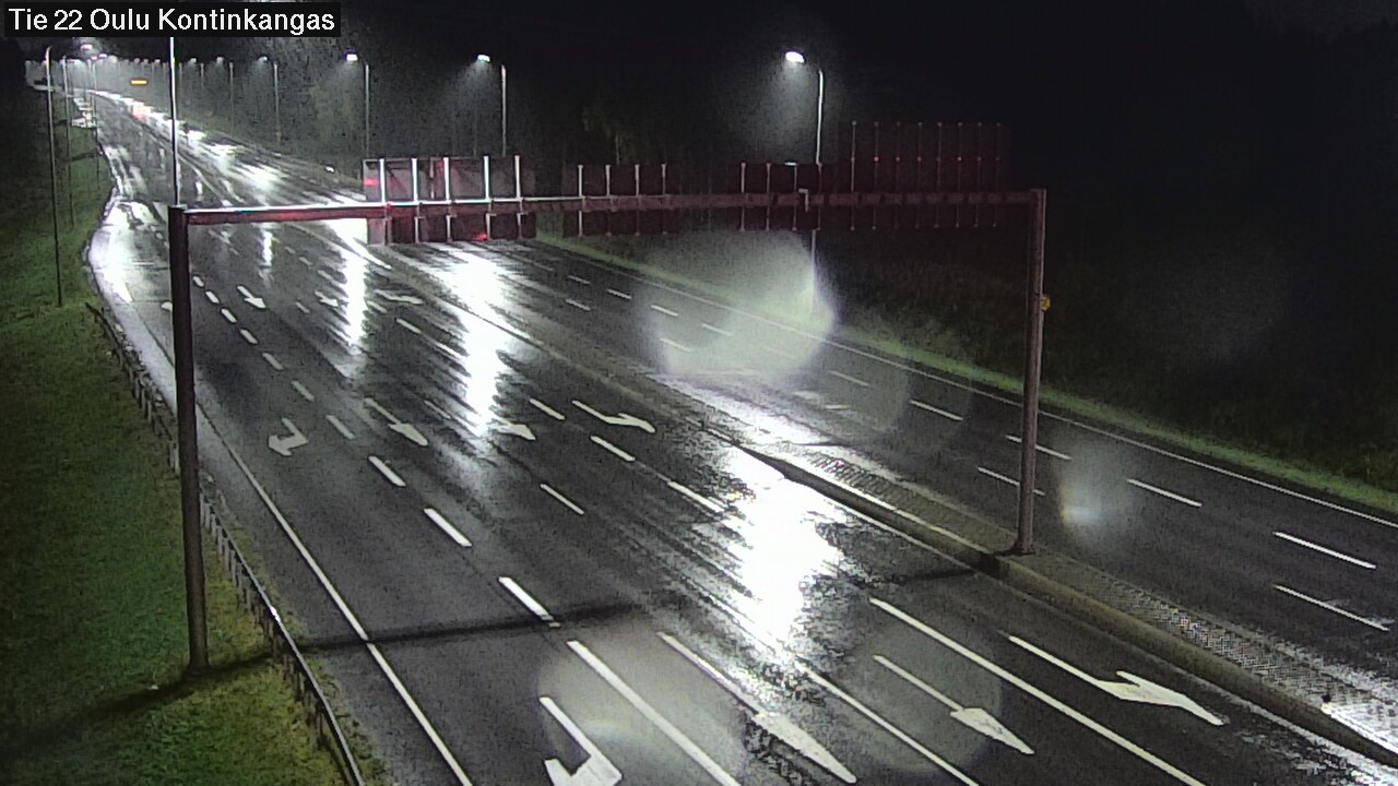 Weather Camera Image Road 22 Oulu Kaukovainio, Oulu, Pohjois-Pohjanmaa