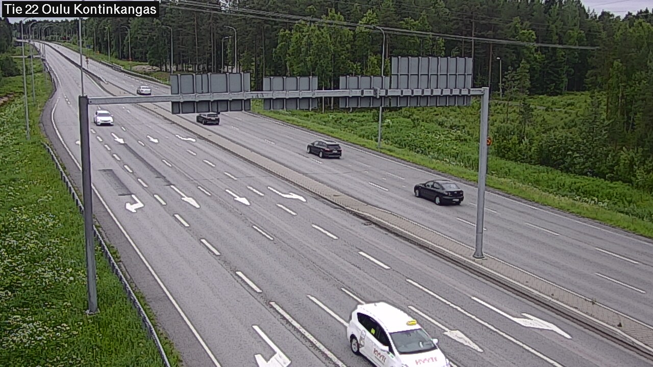 Weather Camera Image Road 22 Oulu Kaukovainio, Oulu, Pohjois-Pohjanmaa
