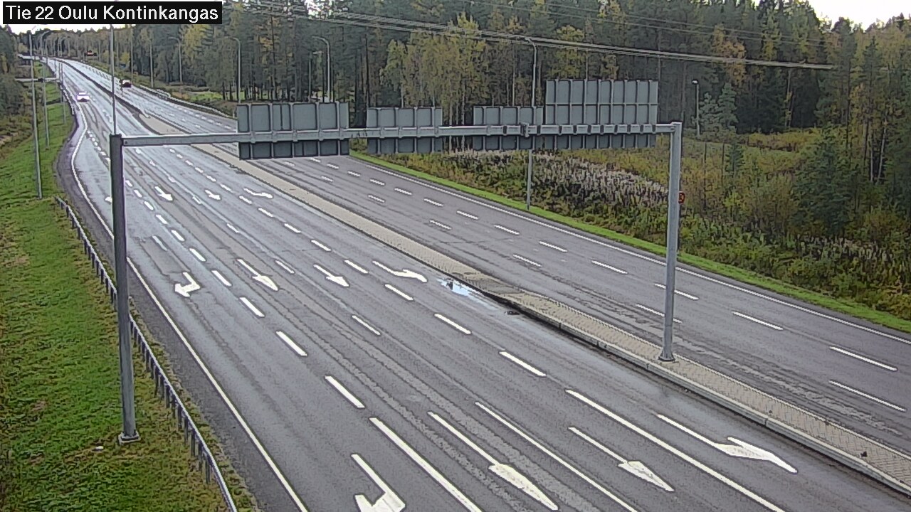 Weather Camera Image Road 22 Oulu Kaukovainio, Oulu, Pohjois-Pohjanmaa