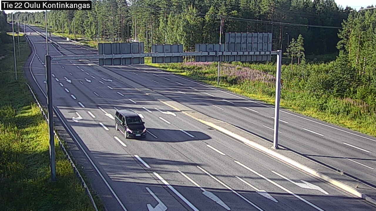 Weather Camera Image Road 22 Oulu Kaukovainio, Oulu, Pohjois-Pohjanmaa