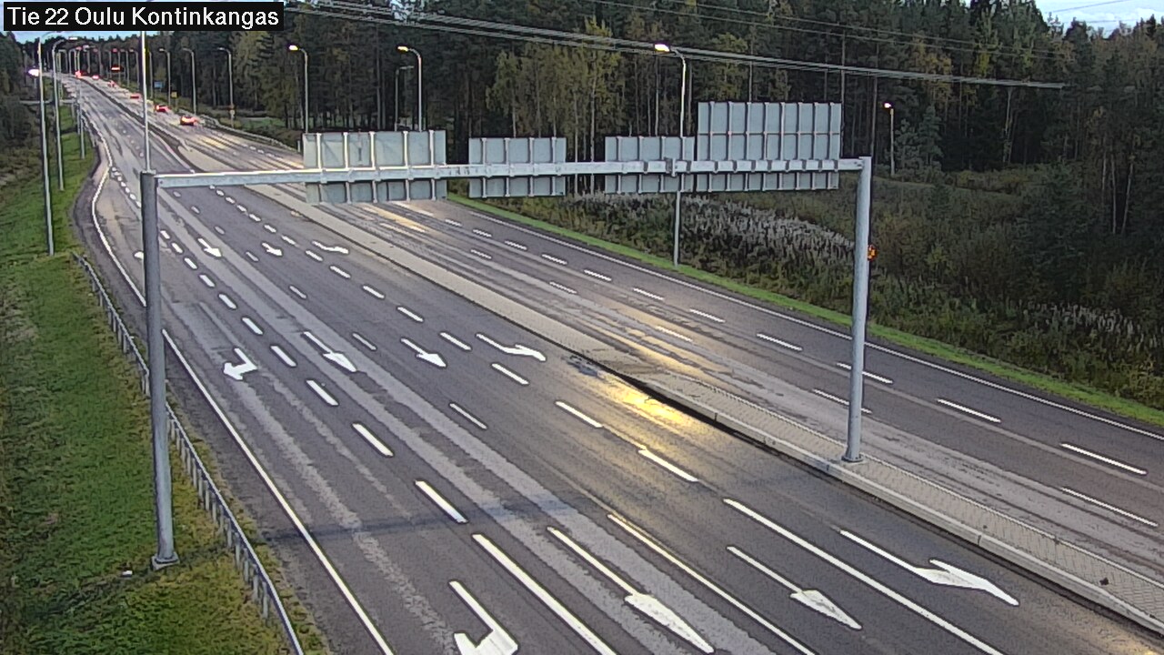 Weather Camera Image Road 22 Oulu Kaukovainio, Oulu, Pohjois-Pohjanmaa