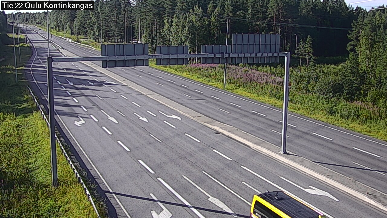Weather Camera Image Väg 22 Oulu Kaukovainio, Oulu, Pohjois-Pohjanmaa