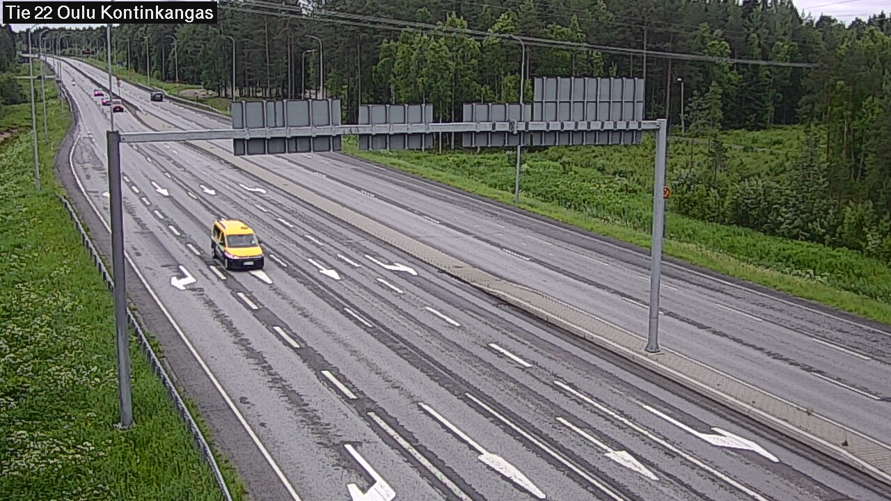 Weather Camera Image Road 22 Oulu Kaukovainio, Oulu, Pohjois-Pohjanmaa
