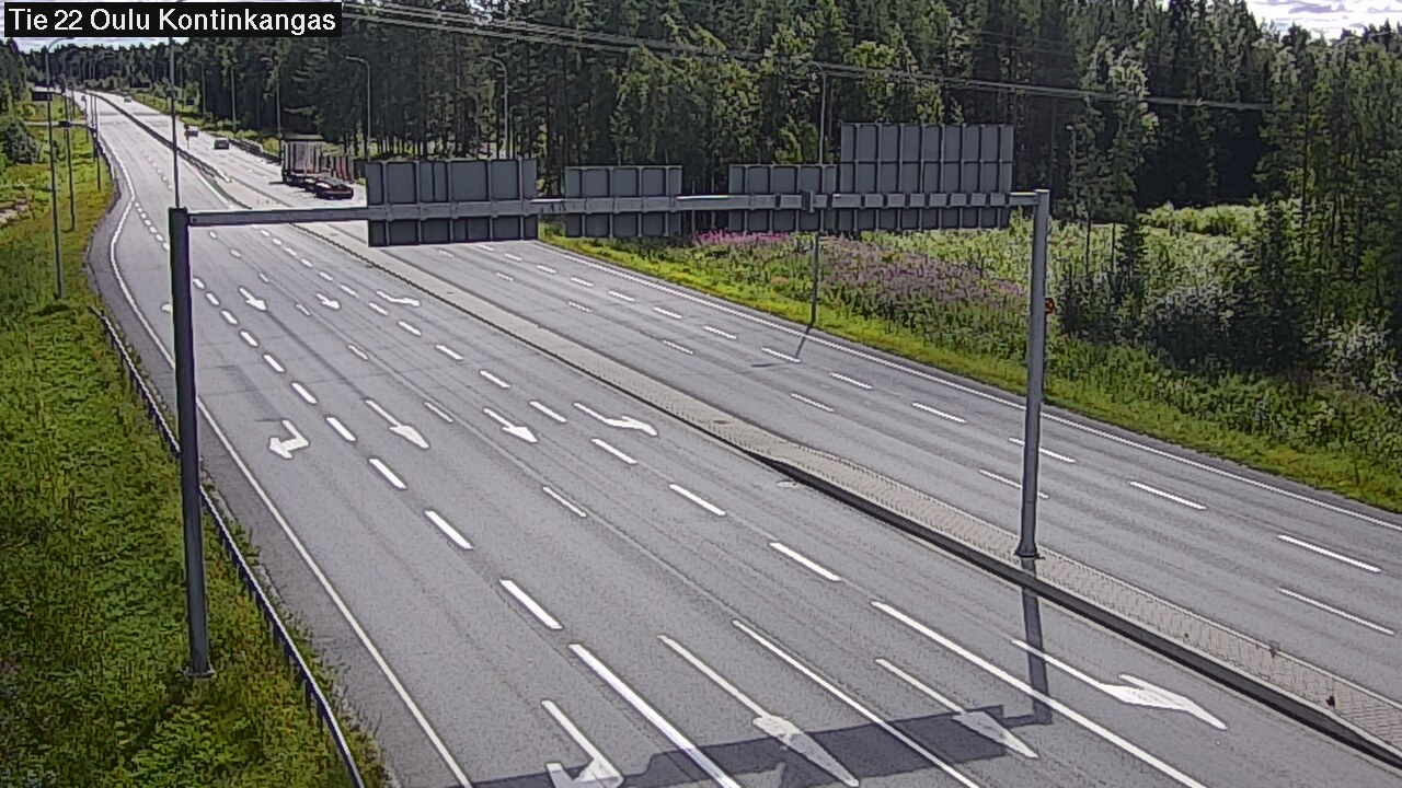 Kelikamerat Kuva Tie 22 Oulu Kaukovainio, Oulu, Pohjois-Pohjanmaa