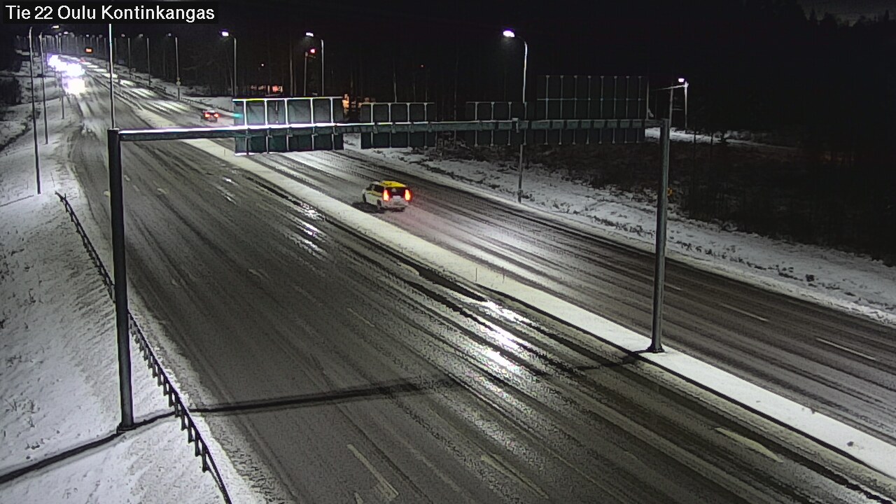 Weather Camera Image Väg 22 Oulu Kaukovainio, Oulu, Pohjois-Pohjanmaa