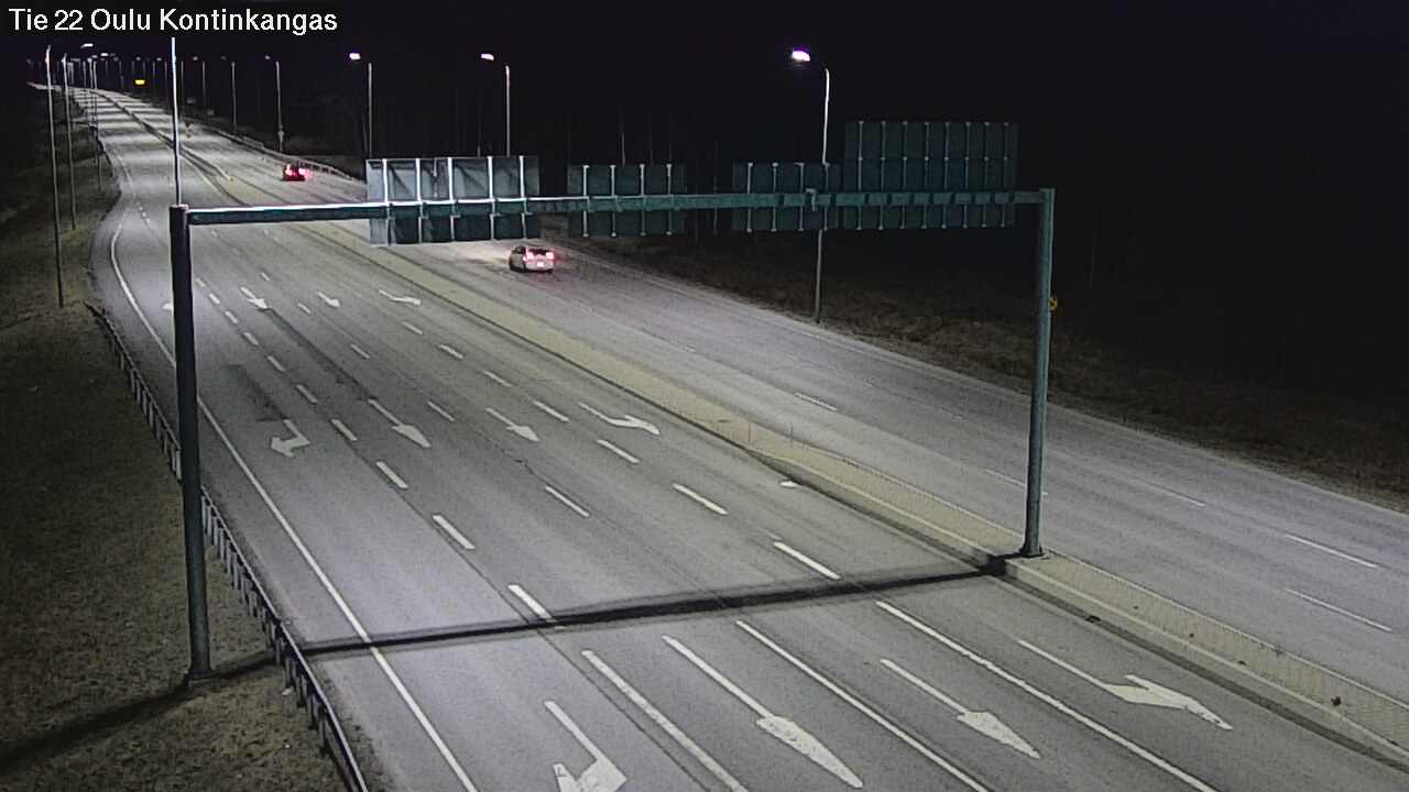 Weather Camera Image Road 22 Oulu Kaukovainio, Oulu, Pohjois-Pohjanmaa