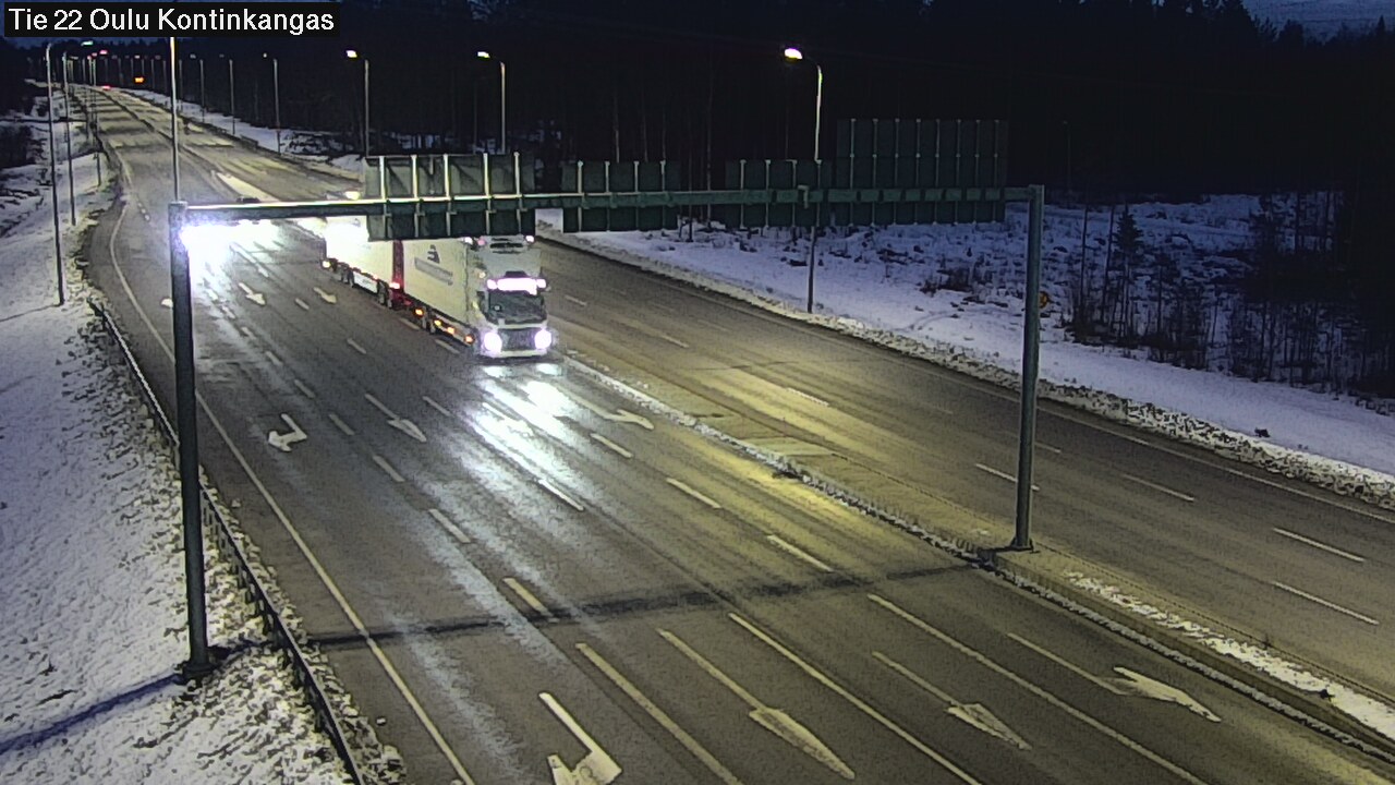 Kelikamerat Kuva Tie 22 Oulu Kaukovainio, Oulu, Pohjois-Pohjanmaa