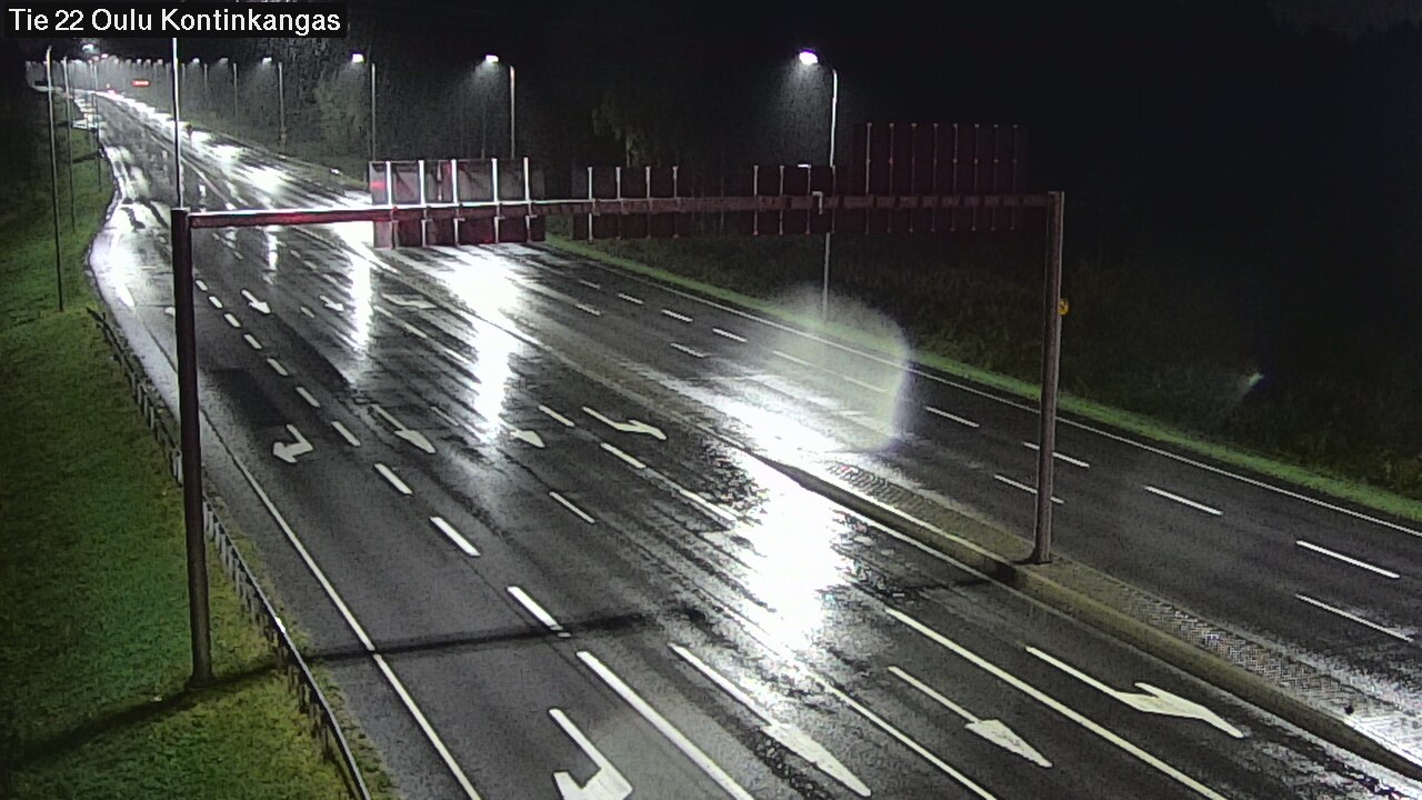 Weather Camera Image Road 22 Oulu Kaukovainio, Oulu, Pohjois-Pohjanmaa