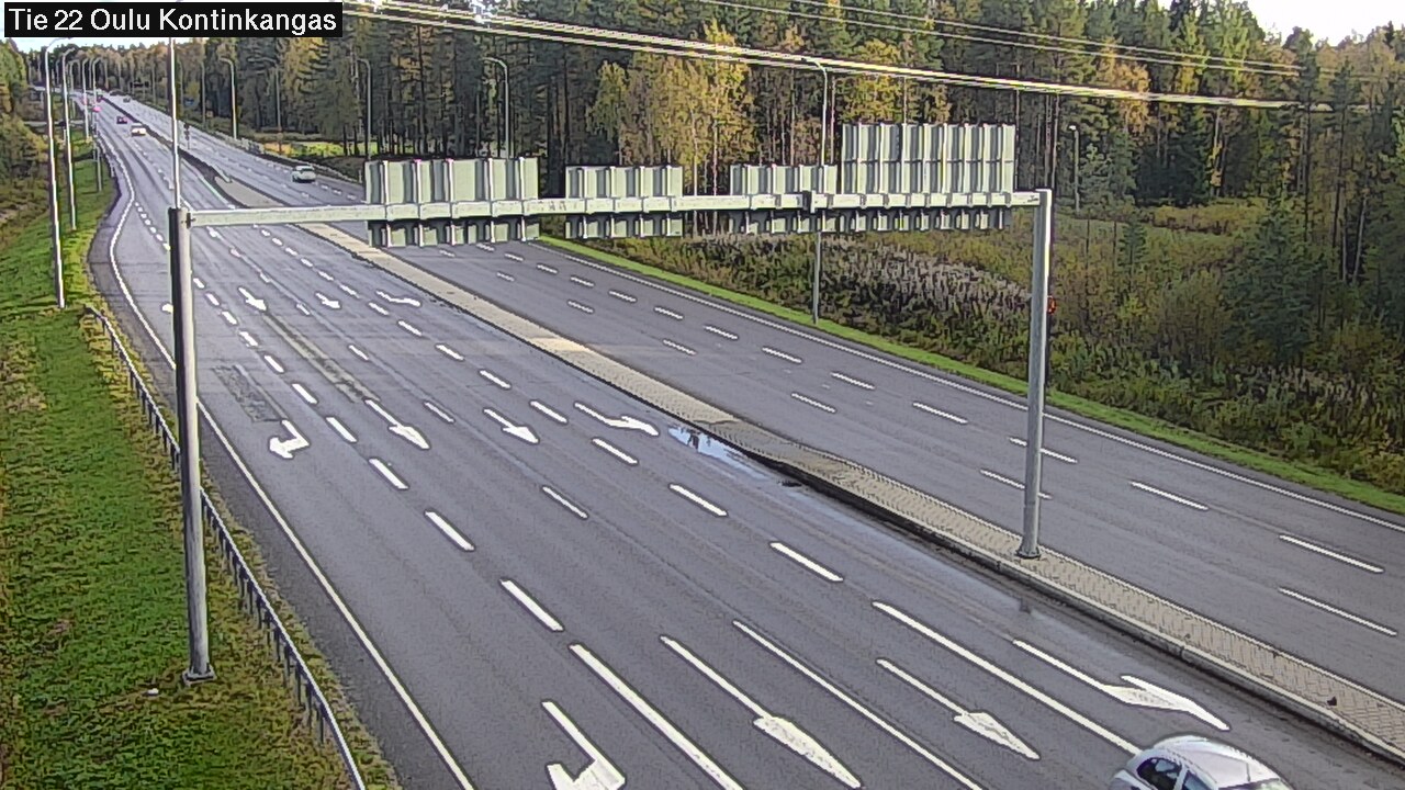 Weather Camera Image Road 22 Oulu Kaukovainio, Oulu, Pohjois-Pohjanmaa