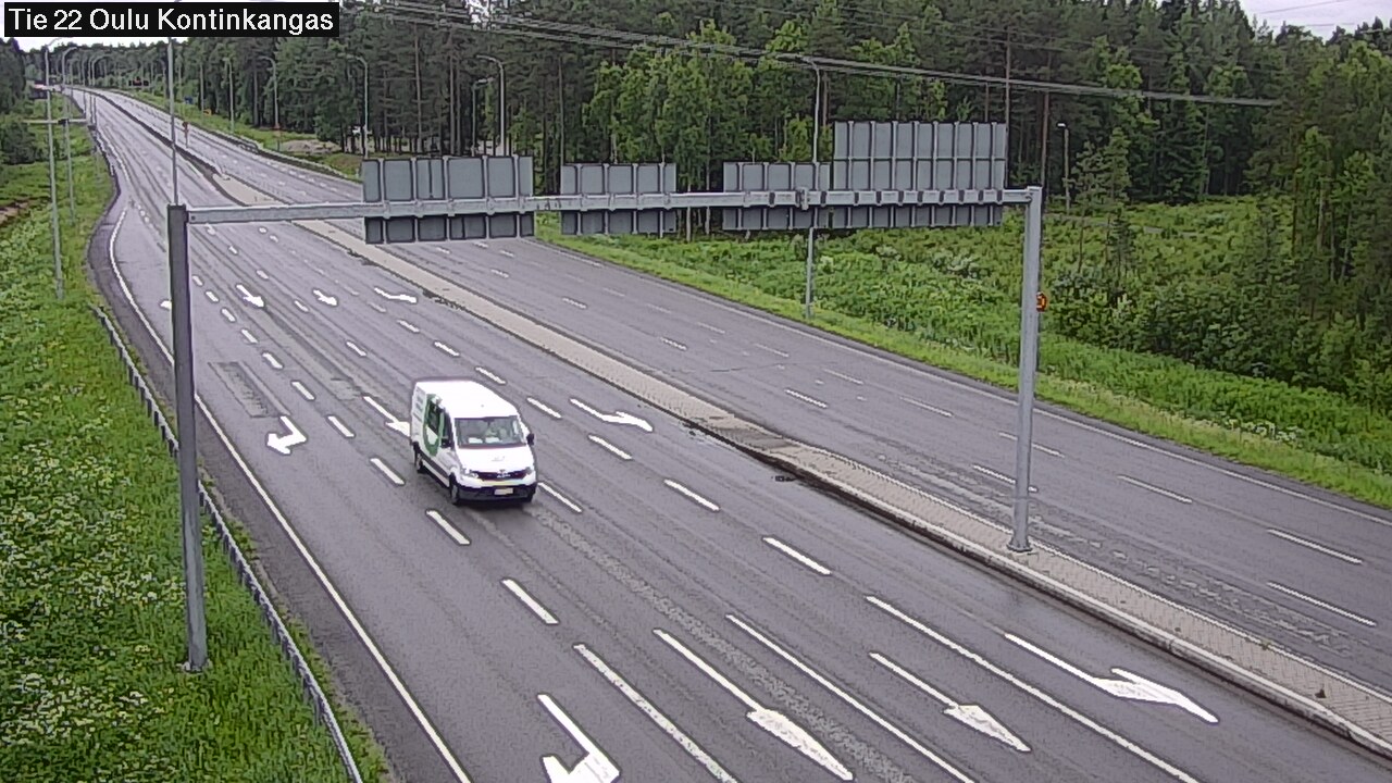Weather Camera Image Road 22 Oulu Kaukovainio, Oulu, Pohjois-Pohjanmaa