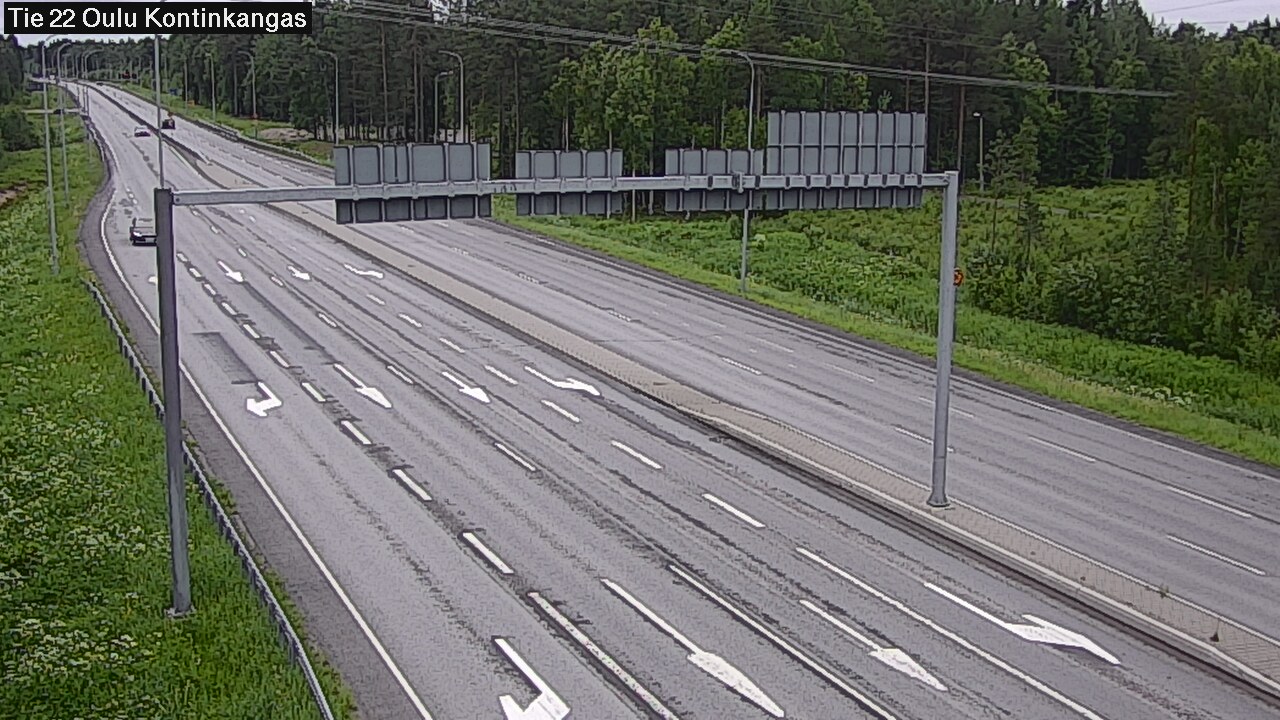Weather Camera Image Road 22 Oulu Kaukovainio, Oulu, Pohjois-Pohjanmaa