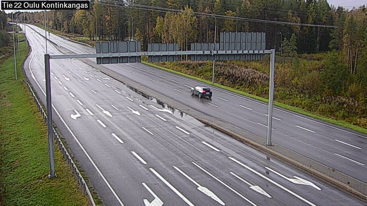 Weather Camera Image Road 22 Oulu Kaukovainio, Oulu, Pohjois-Pohjanmaa