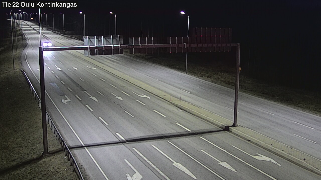 Weather Camera Image Road 22 Oulu Kaukovainio, Oulu, Pohjois-Pohjanmaa