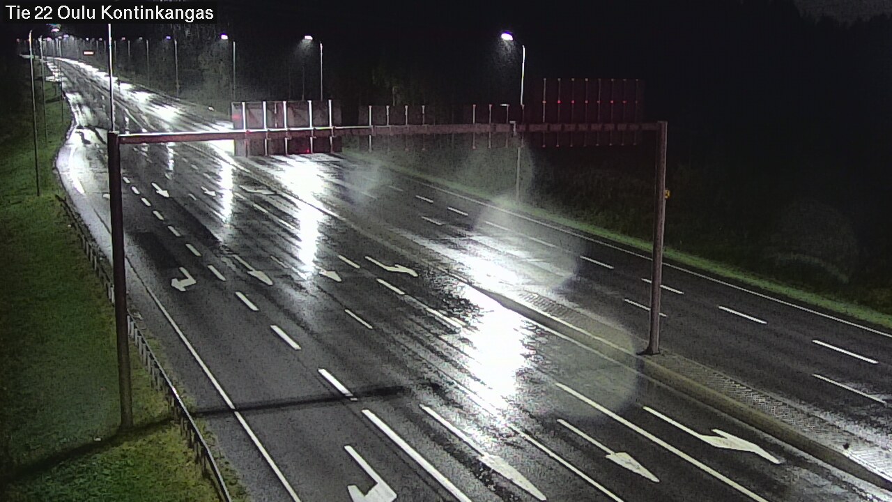 Weather Camera Image Road 22 Oulu Kaukovainio, Oulu, Pohjois-Pohjanmaa