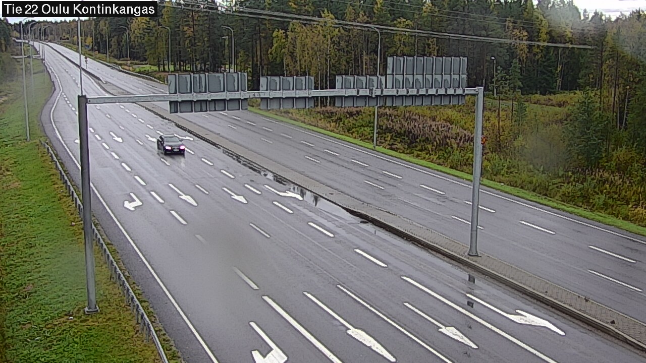 Weather Camera Image Road 22 Oulu Kaukovainio, Oulu, Pohjois-Pohjanmaa