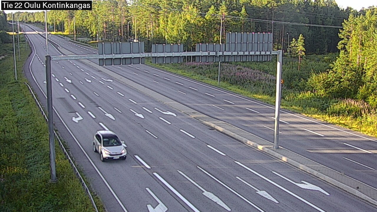 Weather Camera Image Road 22 Oulu Kaukovainio, Oulu, Pohjois-Pohjanmaa