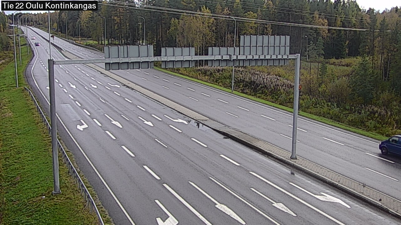 Weather Camera Image Road 22 Oulu Kaukovainio, Oulu, Pohjois-Pohjanmaa