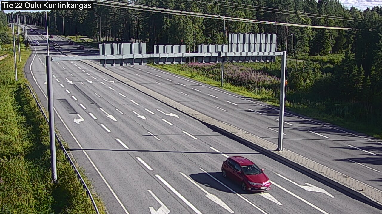 Kelikamerat Kuva Tie 22 Oulu Kaukovainio, Oulu, Pohjois-Pohjanmaa