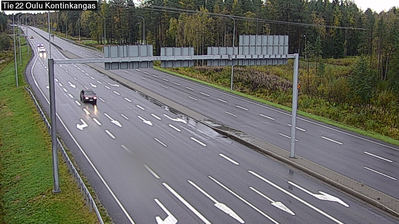 Weather Camera Image Road 22 Oulu Kaukovainio, Oulu, Pohjois-Pohjanmaa