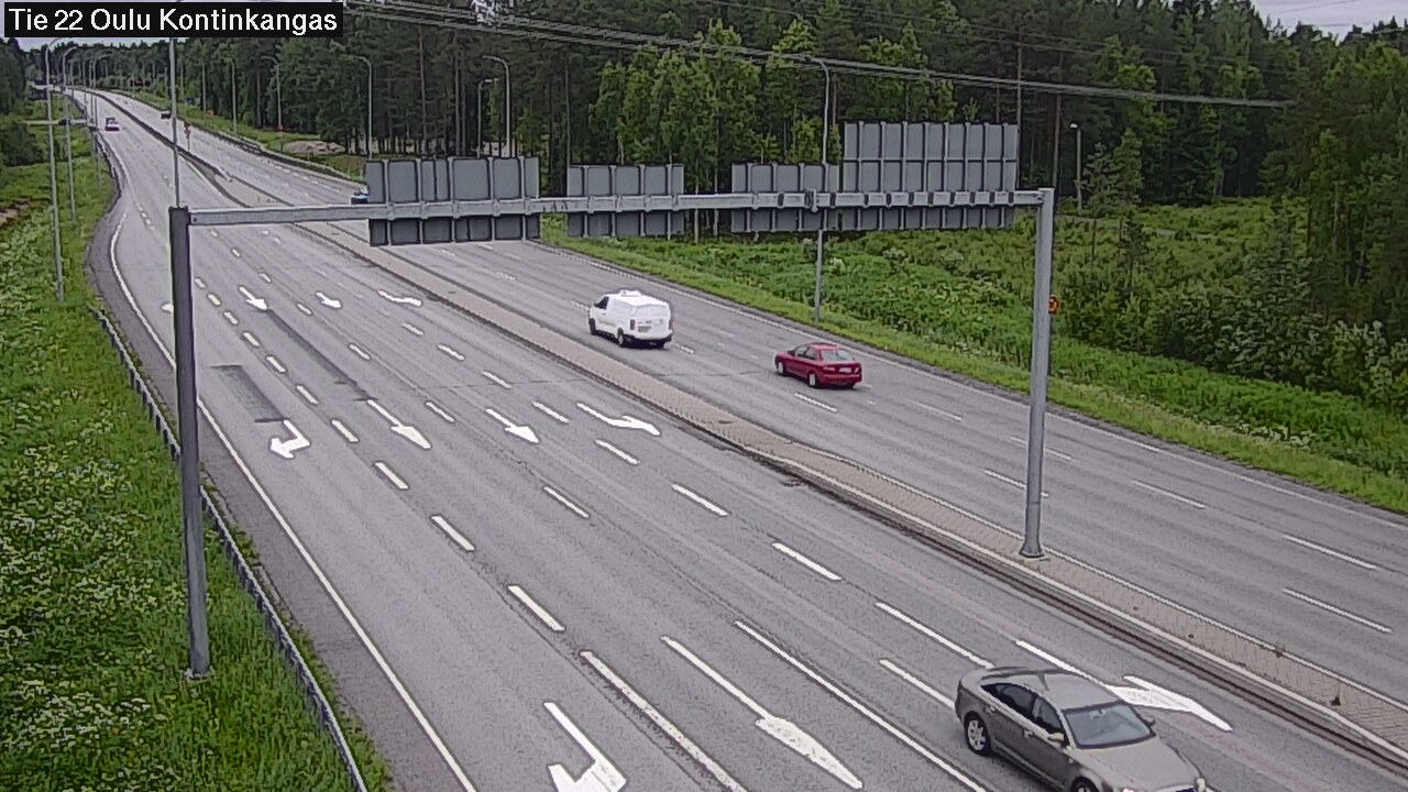 Weather Camera Image Road 22 Oulu Kaukovainio, Oulu, Pohjois-Pohjanmaa
