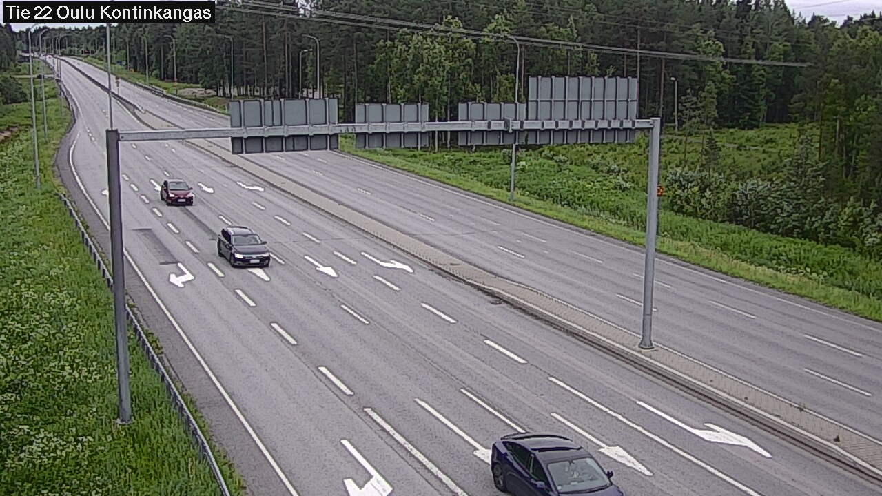 Weather Camera Image Road 22 Oulu Kaukovainio, Oulu, Pohjois-Pohjanmaa