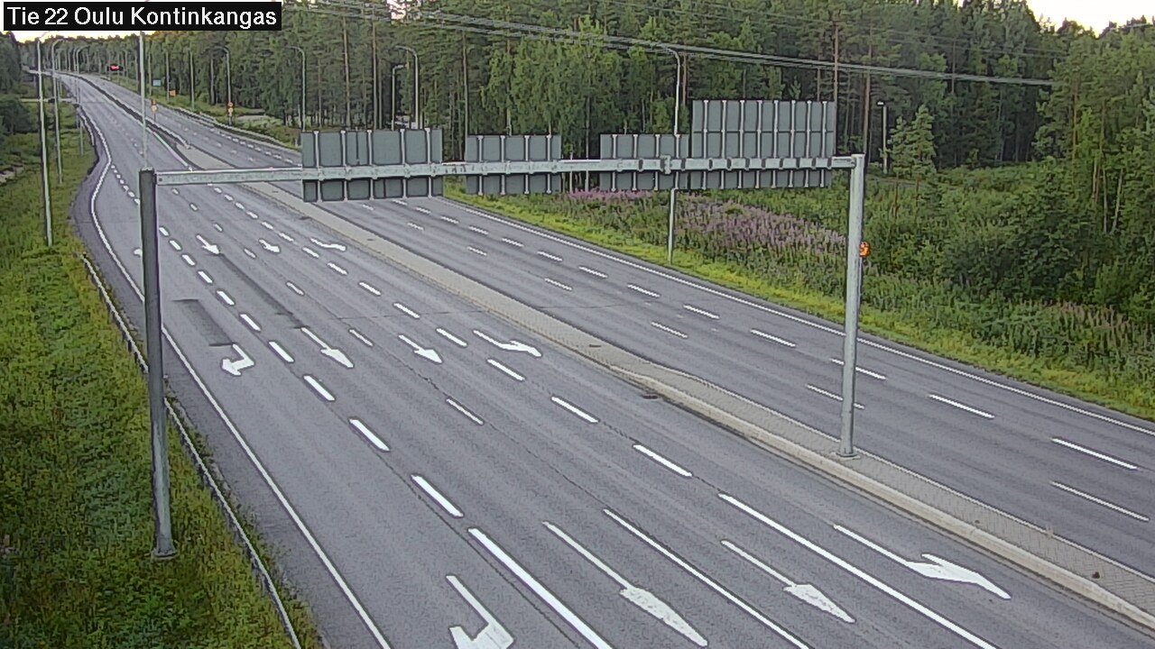 Kelikamerat Kuva Tie 22 Oulu Kaukovainio, Oulu, Pohjois-Pohjanmaa