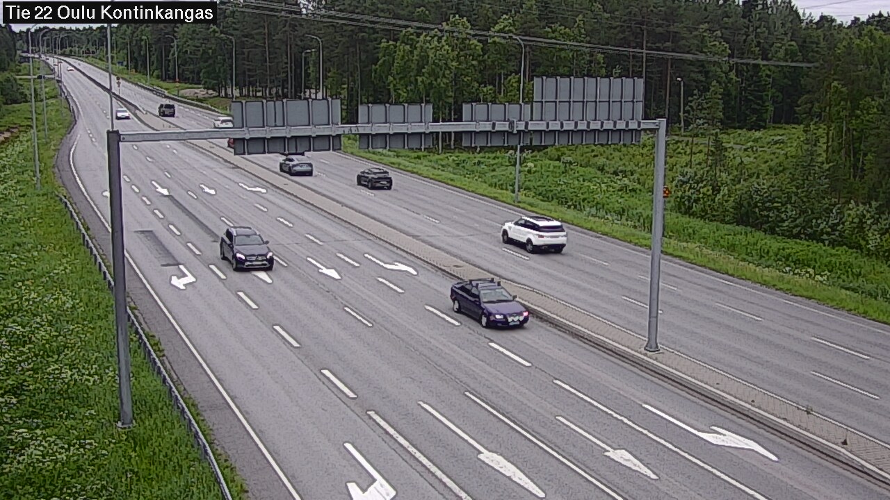 Weather Camera Image Väg 22 Oulu Kaukovainio, Oulu, Pohjois-Pohjanmaa