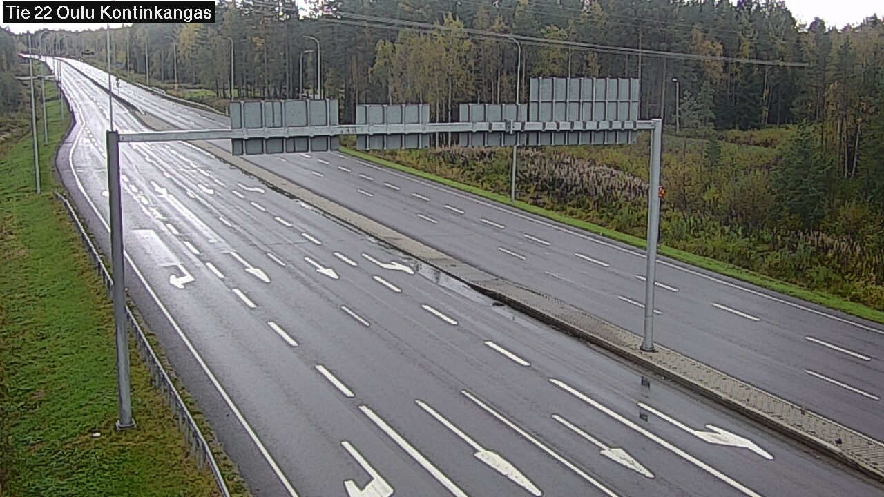 Weather Camera Image Road 22 Oulu Kaukovainio, Oulu, Pohjois-Pohjanmaa