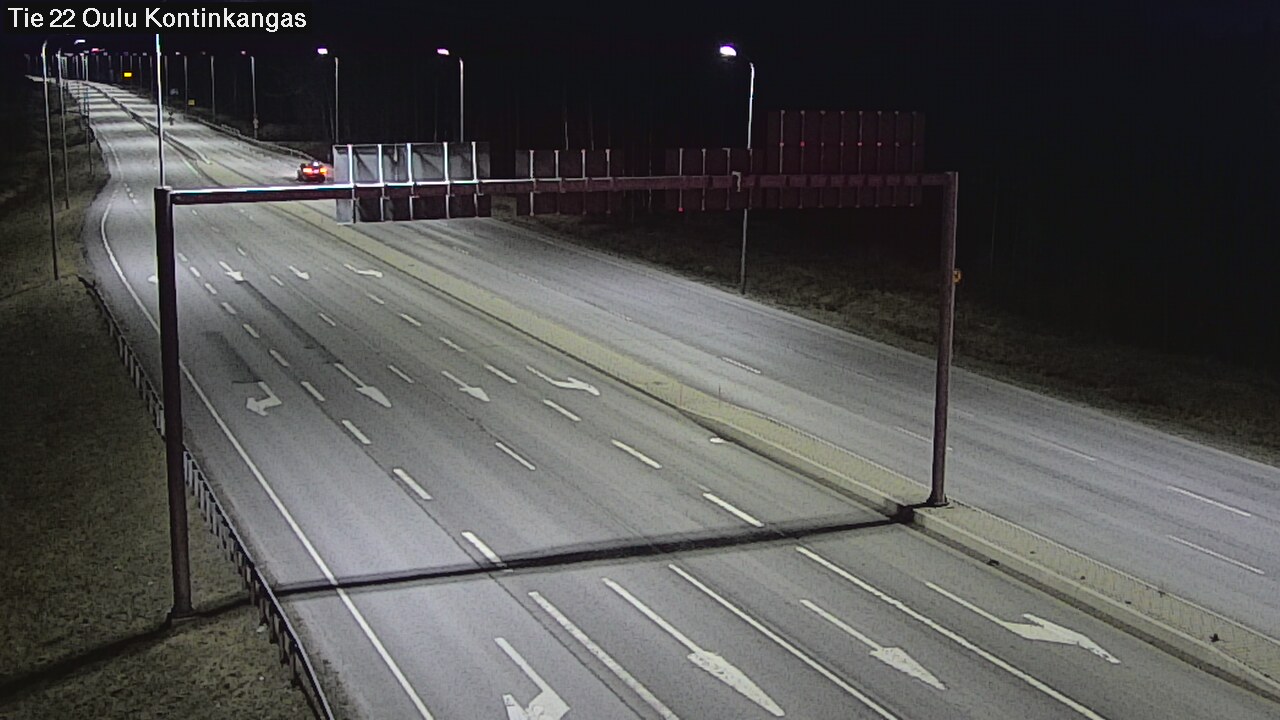 Weather Camera Image Road 22 Oulu Kaukovainio, Oulu, Pohjois-Pohjanmaa