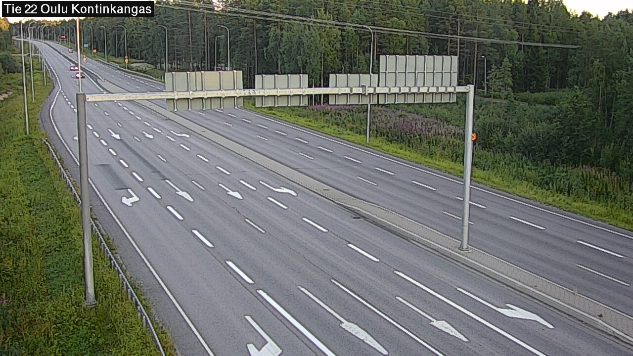 Kelikamerat Kuva Tie 22 Oulu Kaukovainio, Oulu, Pohjois-Pohjanmaa