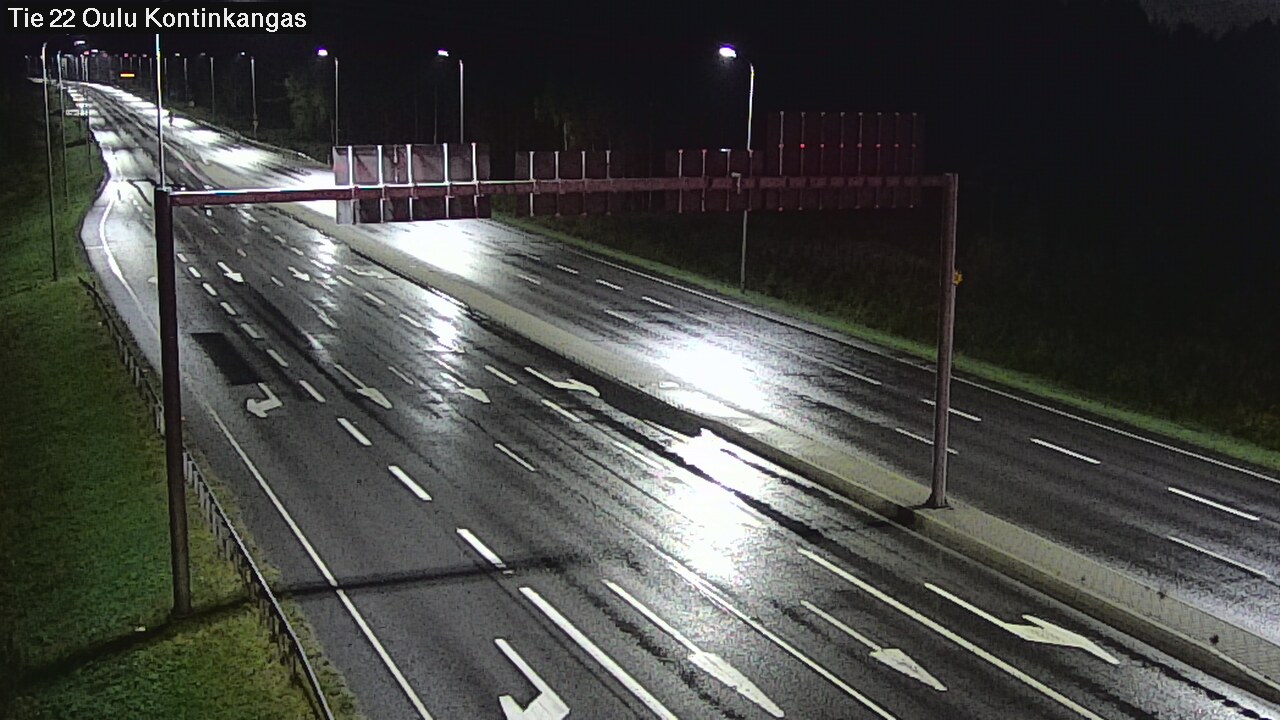 Weather Camera Image Road 22 Oulu Kaukovainio, Oulu, Pohjois-Pohjanmaa