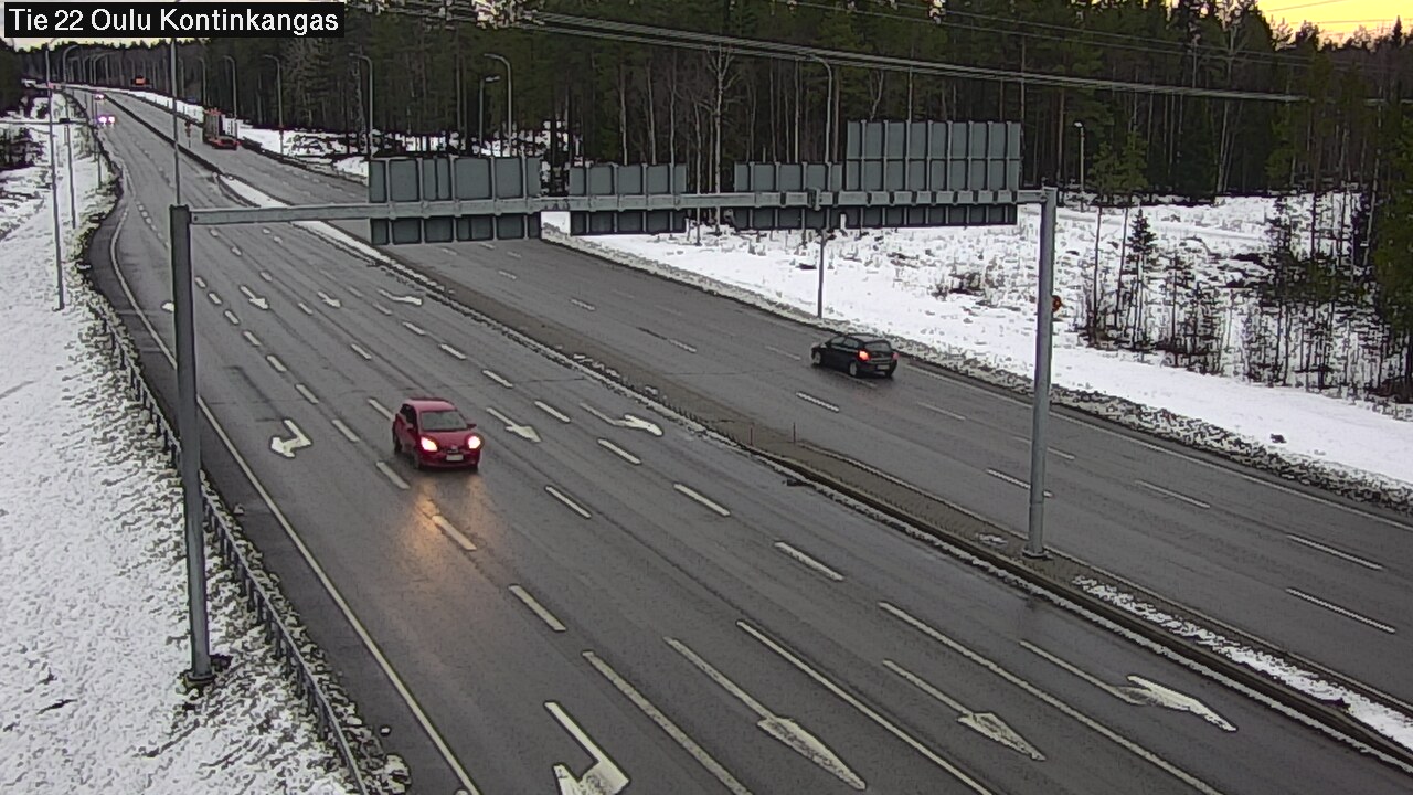 Kelikamerat Kuva Tie 22 Oulu Kaukovainio, Oulu, Pohjois-Pohjanmaa