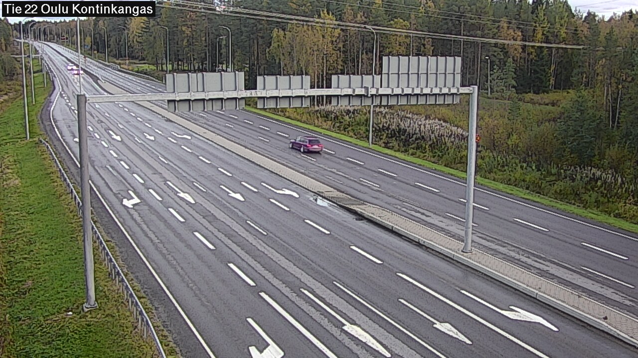 Weather Camera Image Road 22 Oulu Kaukovainio, Oulu, Pohjois-Pohjanmaa