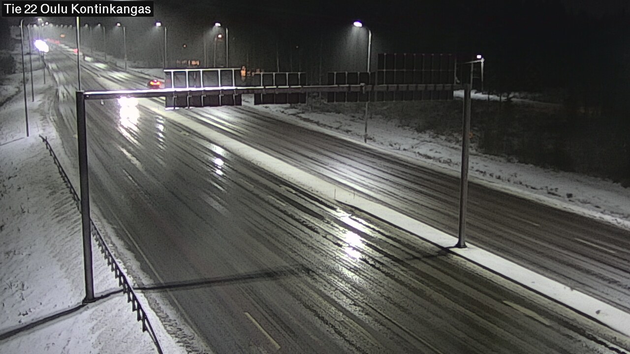 Weather Camera Image Väg 22 Oulu Kaukovainio, Oulu, Pohjois-Pohjanmaa