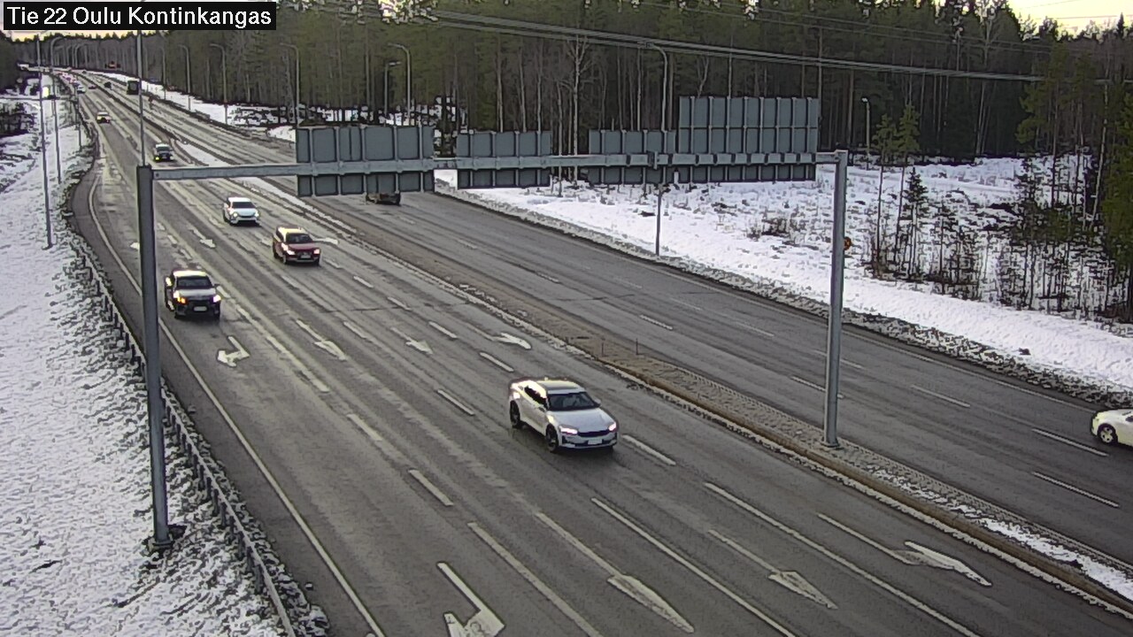 Kelikamerat Kuva Tie 22 Oulu Kaukovainio, Oulu, Pohjois-Pohjanmaa