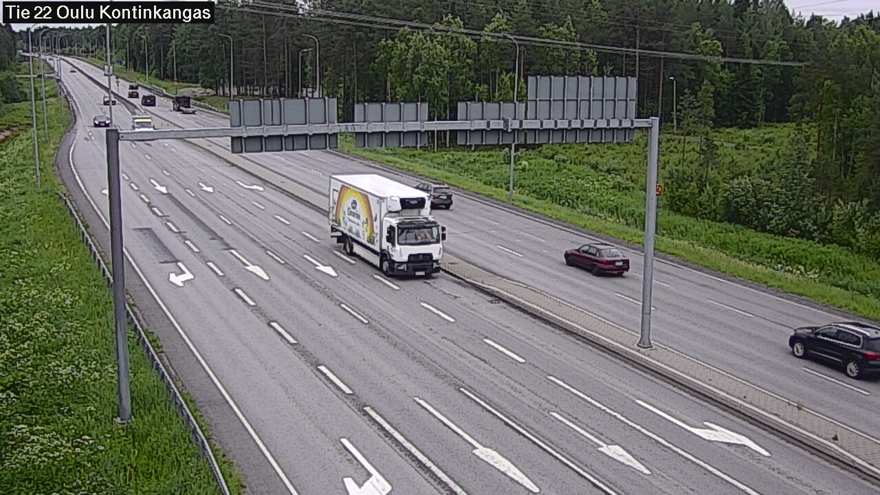 Weather Camera Image Road 22 Oulu Kaukovainio, Oulu, Pohjois-Pohjanmaa