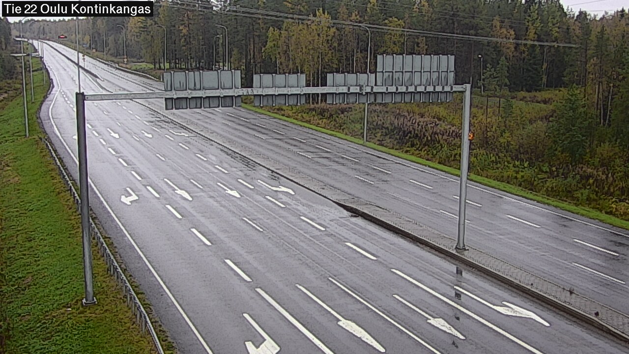 Weather Camera Image Road 22 Oulu Kaukovainio, Oulu, Pohjois-Pohjanmaa