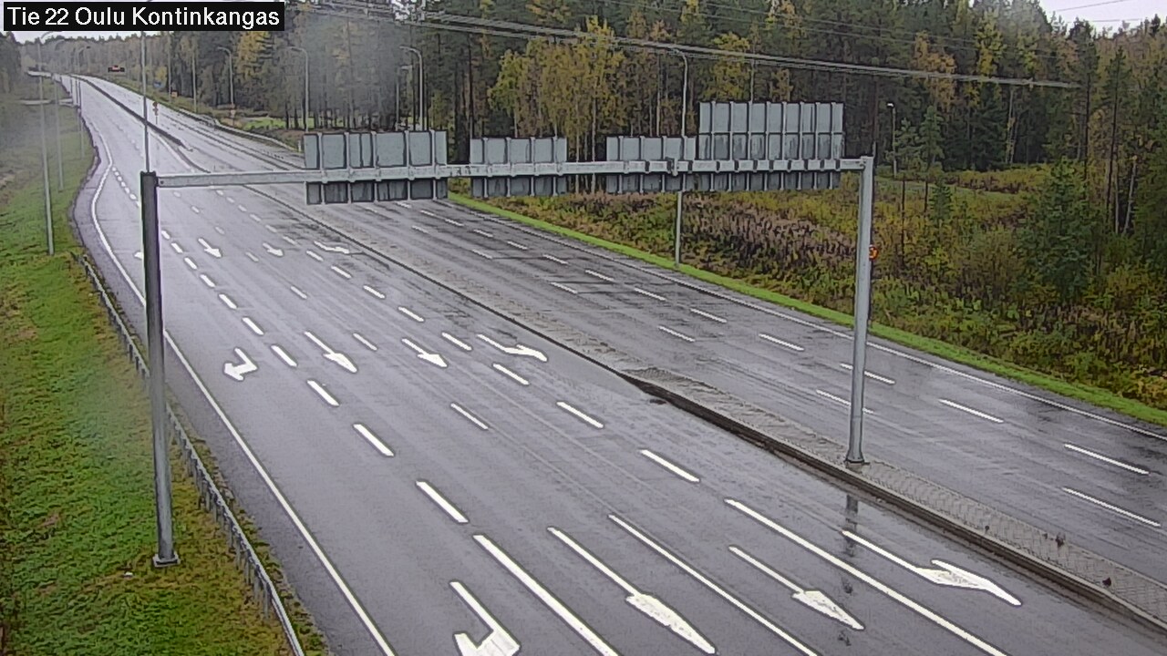 Weather Camera Image Road 22 Oulu Kaukovainio, Oulu, Pohjois-Pohjanmaa