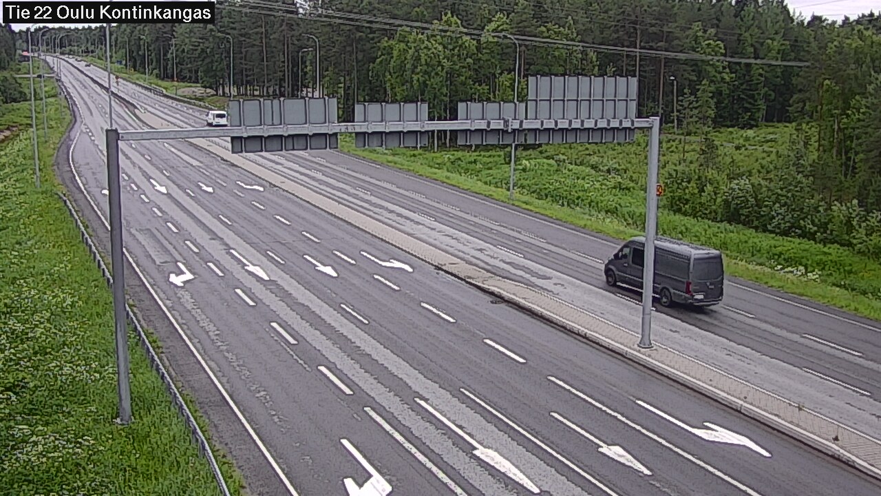 Weather Camera Image Road 22 Oulu Kaukovainio, Oulu, Pohjois-Pohjanmaa