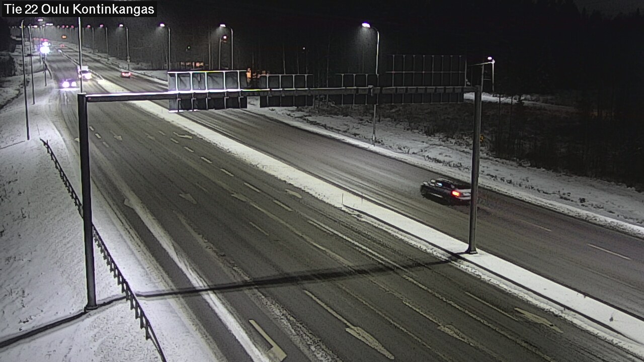 Weather Camera Image Väg 22 Oulu Kaukovainio, Oulu, Pohjois-Pohjanmaa