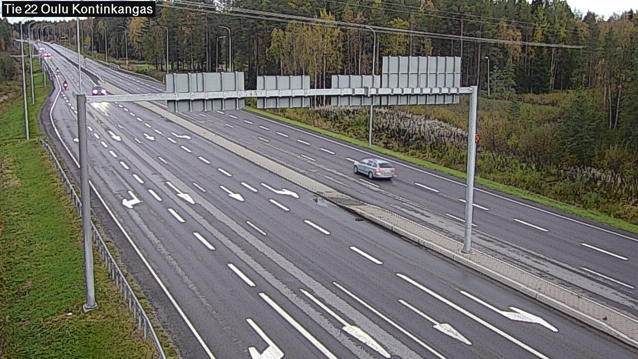 Weather Camera Image Road 22 Oulu Kaukovainio, Oulu, Pohjois-Pohjanmaa
