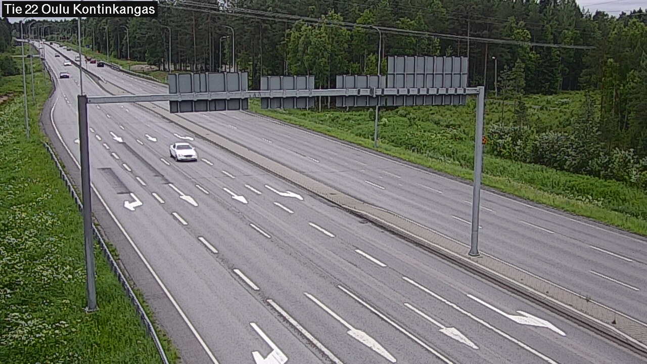 Weather Camera Image Road 22 Oulu Kaukovainio, Oulu, Pohjois-Pohjanmaa