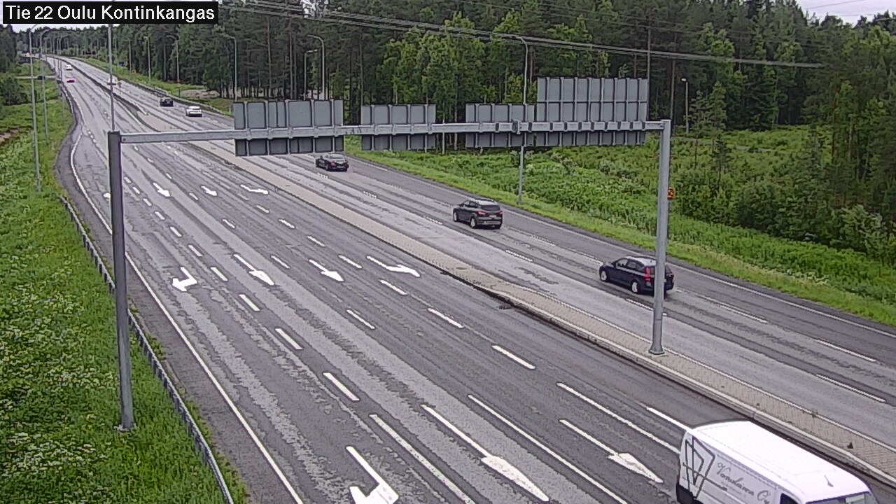 Weather Camera Image Road 22 Oulu Kaukovainio, Oulu, Pohjois-Pohjanmaa