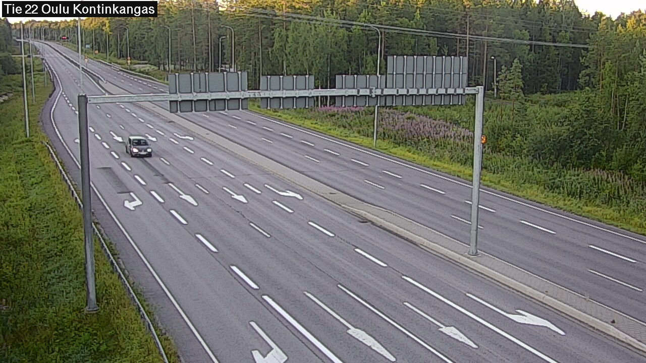 Kelikamerat Kuva Tie 22 Oulu Kaukovainio, Oulu, Pohjois-Pohjanmaa