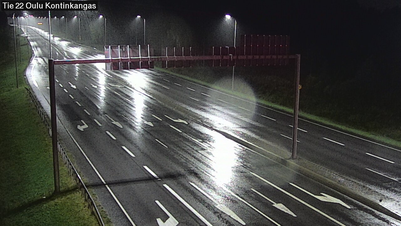 Weather Camera Image Road 22 Oulu Kaukovainio, Oulu, Pohjois-Pohjanmaa