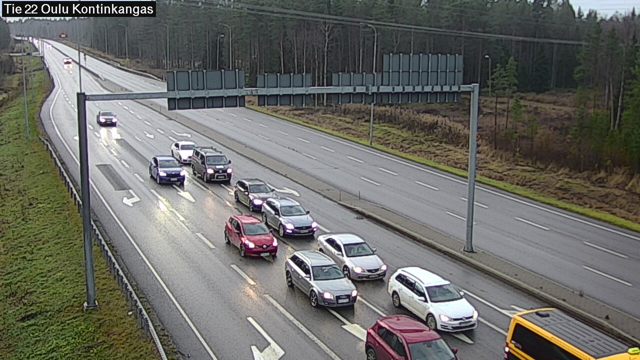 Kelikamerat Kuva Tie 22 Oulu Kaukovainio, Oulu, Pohjois-Pohjanmaa