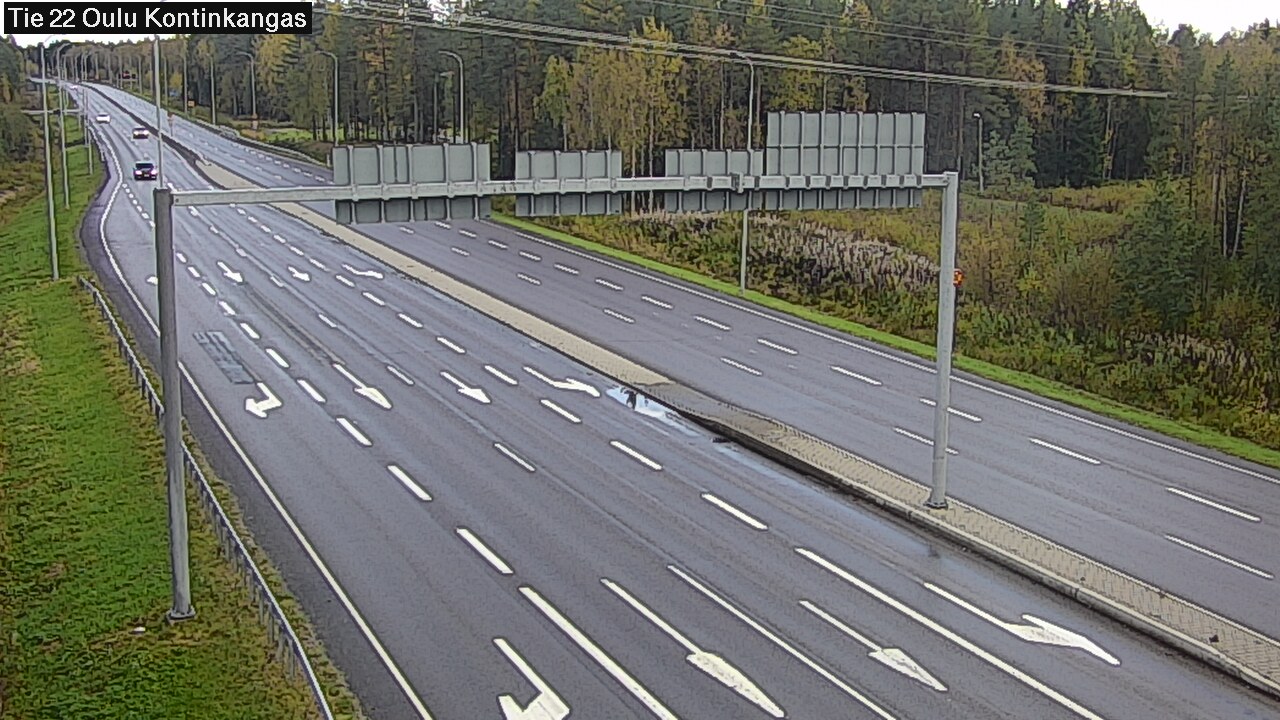 Weather Camera Image Road 22 Oulu Kaukovainio, Oulu, Pohjois-Pohjanmaa