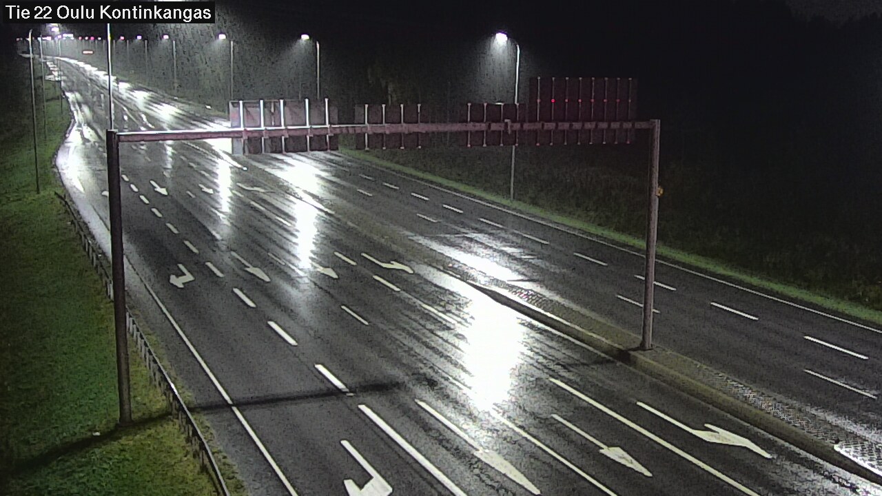 Weather Camera Image Road 22 Oulu Kaukovainio, Oulu, Pohjois-Pohjanmaa