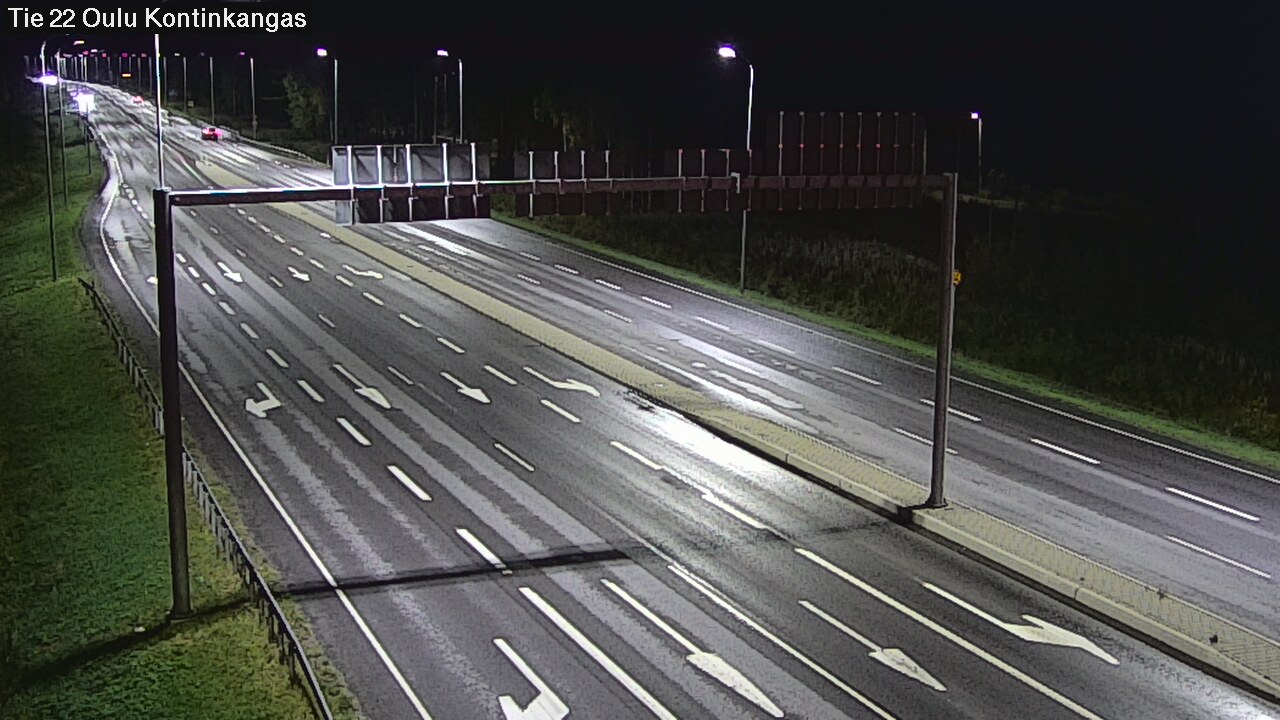 Weather Camera Image Road 22 Oulu Kaukovainio, Oulu, Pohjois-Pohjanmaa